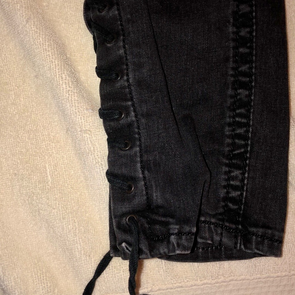 Rock Revival Elle black wash rocker skinny jean - Picture 8 of 14